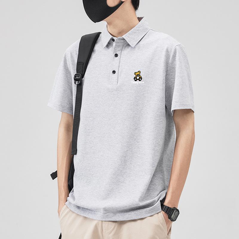 

Рубашка поло Мужская футболка с короткими рукавами Футболка с тонкими лацканами и короткими рукавами XXXXL