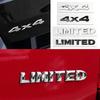 3D Metal Car Trunk Badge Stickers For 4X4 Limited Letters Emblem Logo