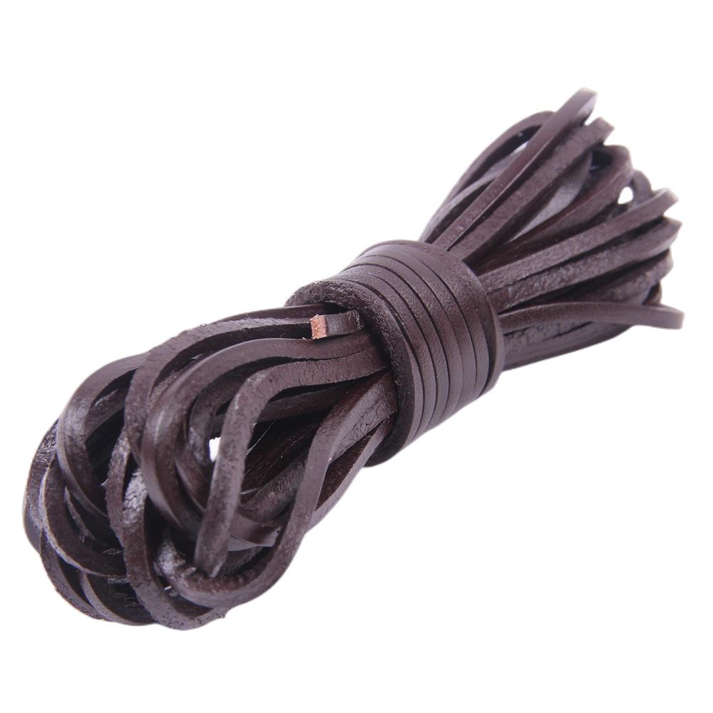 3Mm Cowhide Rope Square Cowhide Rope Diy Jewelry Accessories, Colored First-Layer Cowhide Rope, Cowhide Rope