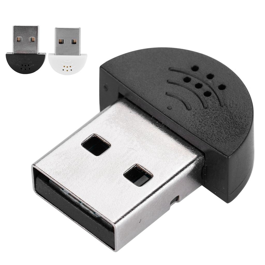 1 PC Portable USB Mini Studio Speech Microphone Recording Audio MIC Adapter for Computer PC