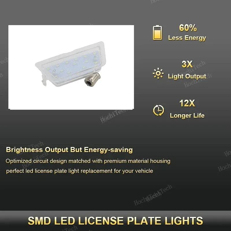 LED Number Plate Light Error Free License Plate Lamp For Opel Astra G Vauxhall Astra G MK4 1998-2004