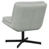 Swivel Relaxation Chair Light Grey 63 X 75 X 76 Cm Velvet
