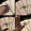 2-6PCS Bike Wheel Spoke LED Lights, 3 Lighting Modes Waterproof Tire Lamp, Safety Warning Easy Install Bicycle Accessories