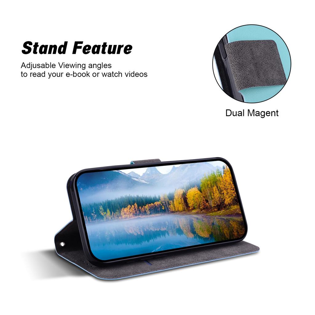 Für Motorola Moto G75 5G Hülle Ultradünne PU-Leder+TPU Handyhülle mit Kartenfach