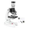 Microscope for Kids Science Experiment Toy up to 100-1200x Magnification Stem Kits with 8 Slides