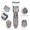 Přenosný bezdrátový dobíjecí elektrický zastřihovač vlasů, nastavitelné zastřihování vlasů, kadeřnictví