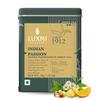 LUXMI Estates Indian Passion Green Tea 50Gm | Mango Passion Fruit Green Tea | Lemongrass, Ginger,Lemon Peel| Low Caffeine, Loose Leaves