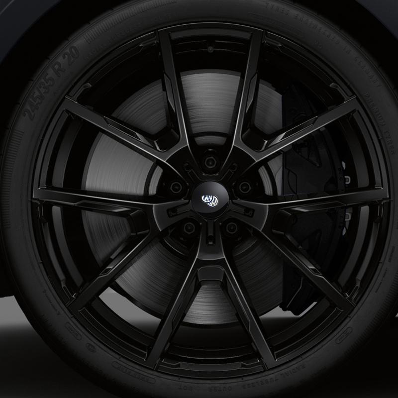 Golf MK6 MK7 MK8 2026 Hot For Volkswagen VW 4Pcs 56mm New Car Wheel Stickers Center Hub Cap Car Emblem Badge Decal For Volkswage