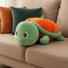 Fluffy Pumpkin Turtle Plush Toys Persimmon Turtle Animal Plush Doll Turtle Stuffed Doll  Car Decor