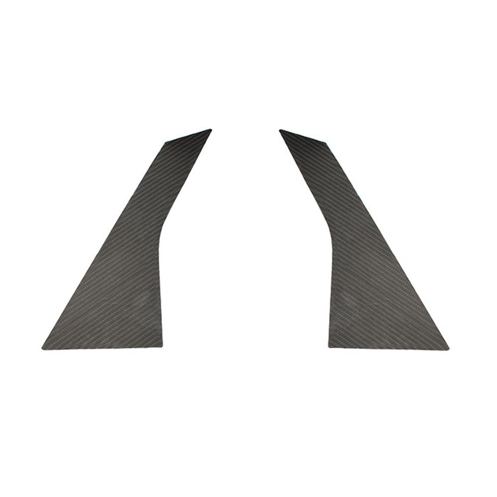 Carbon Fiber Look Door Window Pillar Post Trim Cover For Honda Accord 2018-2021