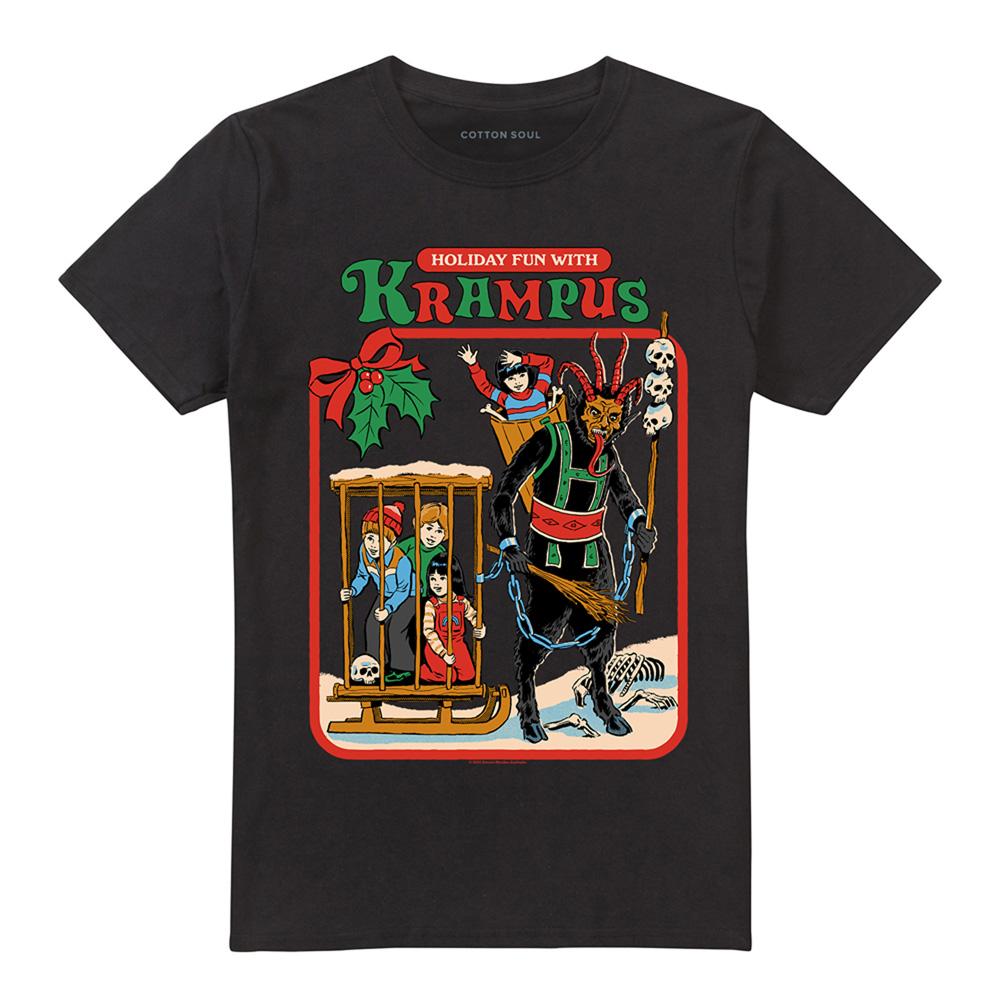 Steven Rhodes Unisex Adult Fun With Krampus T-Shirt