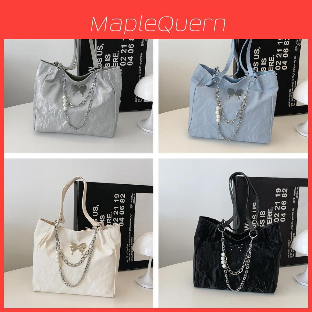 Urban Minimalist Tote Bag For Women Large Capacity Summer Pu Travel With Zipper Closure
