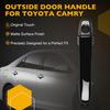 Gledewen 4 PCS Exterior Door Handle Front Rear Driver Passenger Side, Compatible with 2012 2013 2014 2015 2016 2017 Toyota Camry, Replaces#