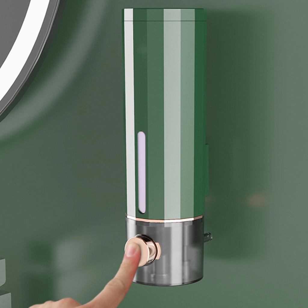 Wall Mounted Hand Gel Dispenser Manual Soap Dispenser Liquid Containers for Hand Soap Shampoo Conditioners Shower Gel