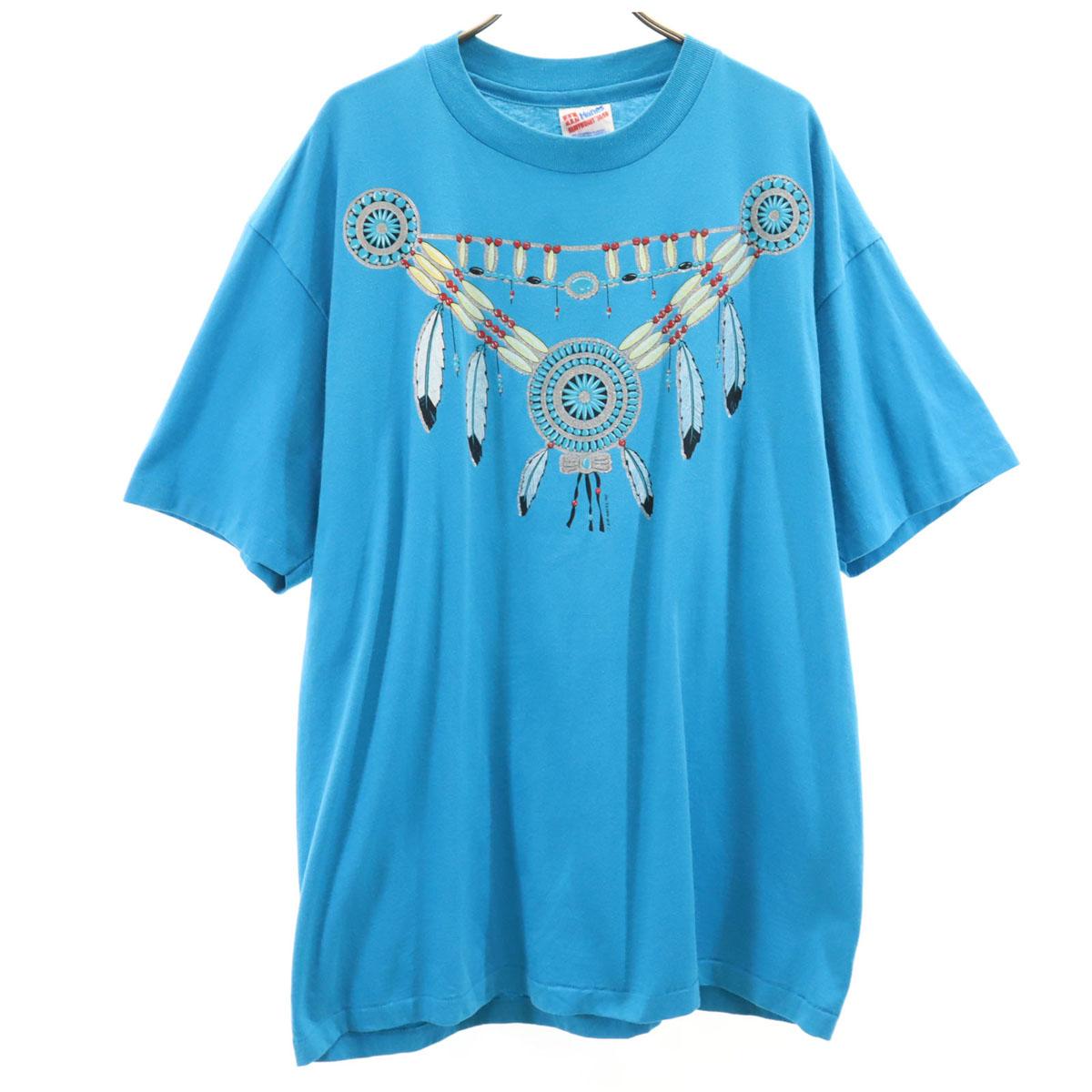 

Hanes 90s Old USA made dream Catcher Short sleeve T-shirt Single stitch Men s Used