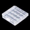 Battery Storage Boxes Set of 5 Hard Plastic Holders for Rechargeable AA AAA Batteries Interlocking Design Prevents Battery Loss