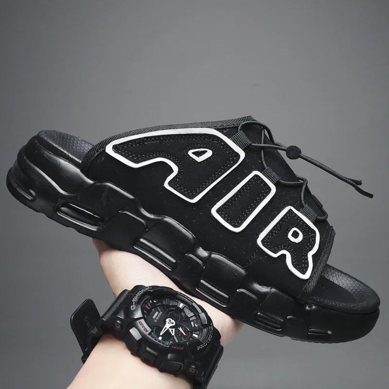 Slippers Men Air Cushion Design Slide Man Summer New PVC Soft Non-slip Men's Sports Slippers for Men Flip Flops Chanclas Hombre