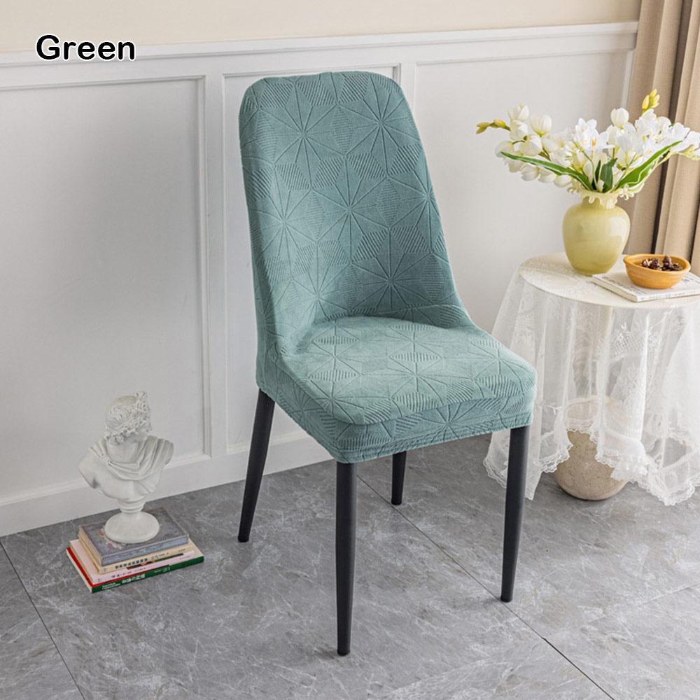 Slip-Resistant Dining Chair Covers Elastic Jacquard Chair Cover New Seat Cover Home Use