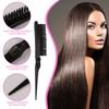 Hair Styling Comb Set Teasing Hair Brush Rat Tail Combs Edge Brush Hair Tail Tools Braid Tool Loop with Hair Clips