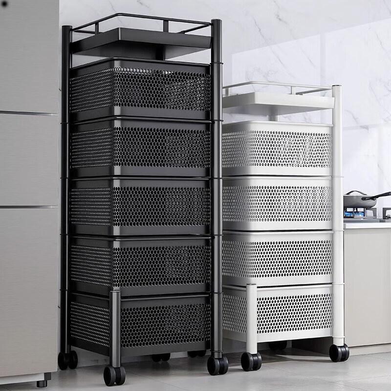 Bayco 3-Tier Rolling Kitchen Storage Cart