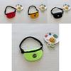 Children Nylon Stylish Waist Pack Simple Solid Color Letter Design For Boys And Girls