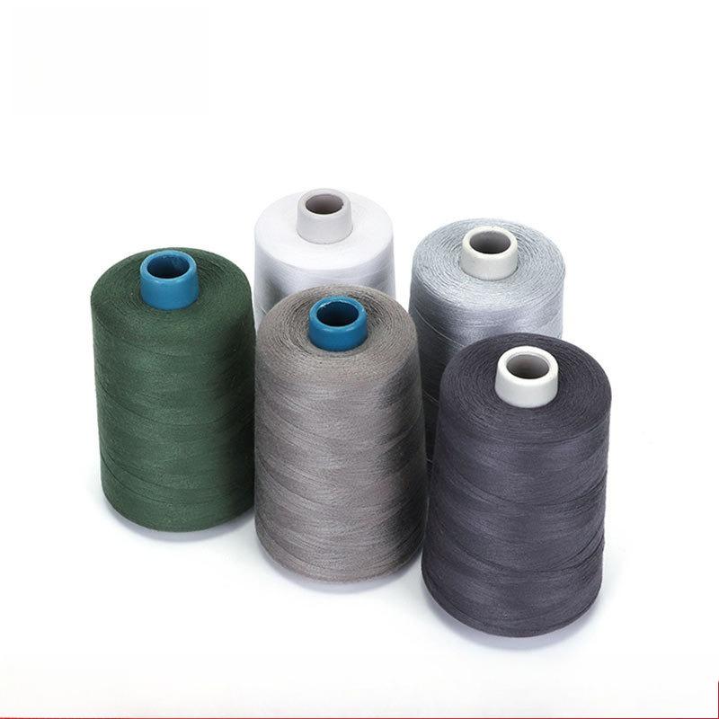 DIY203/202 Black and White Core-wrapped Thread, Black Polyester Filament Thread, Cotton-wrapped Polyester Core-wrapped Thread, Core-wrapped White