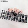 New Halloween Semi-cured UV Gel Nail Stickers Bat Pumpkin Skull Full Cover Gel For UV Lamp Gel Nail Strips Press On Nail Decal