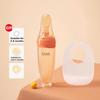 Squeezing Feeding Bottle Baby Spoon and Baby Bib a Set Baby Training Rice Cereal Food Spoon Supplement Feeder Safe Useful
