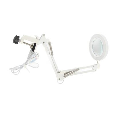 Lampe de bureau loupe grossissement x5, 72 LED, 3 modes d'éclairage, loupe éclairée à intensité variable