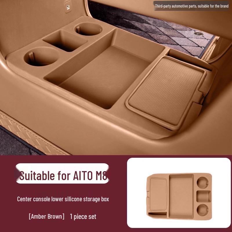 AITO M8 Center Console Silicone Storage Organizer