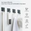 8 Pack Adhesive Towel Hooks No Drilling Wall Mounted Stainless Steel Towel Hanging Hooks for Bathroom Kitchen