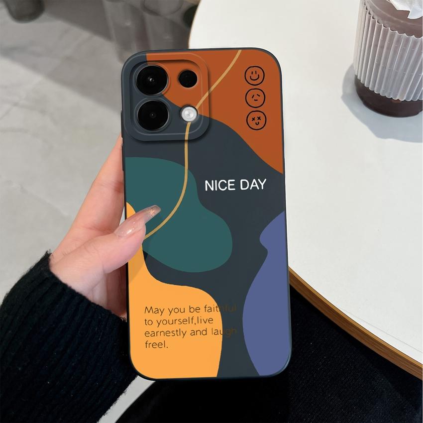 Cover Case For Oppo Realme 5 6 7 10 8 9 Pro Plus A5X K13 A5 Fashionable Checkered Patterns Liquid Silicone Anti Slip Housing For Oppo Cellphone Casing