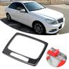 Auto Schalthebel Panel Rahmen Zierleiste Zubehör Passend für Mercedes Benz Klasse C W204 20072013 Schwarzes Holz