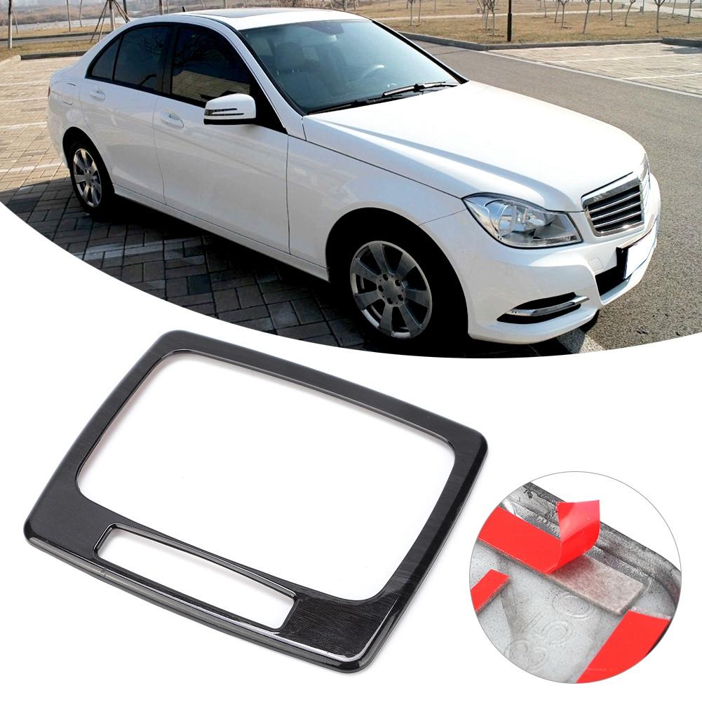 Auto Schalthebel Panel Rahmen Zierleiste Zubehör Passend für Mercedes Benz Klasse C W204 20072013 Schwarzes Holz