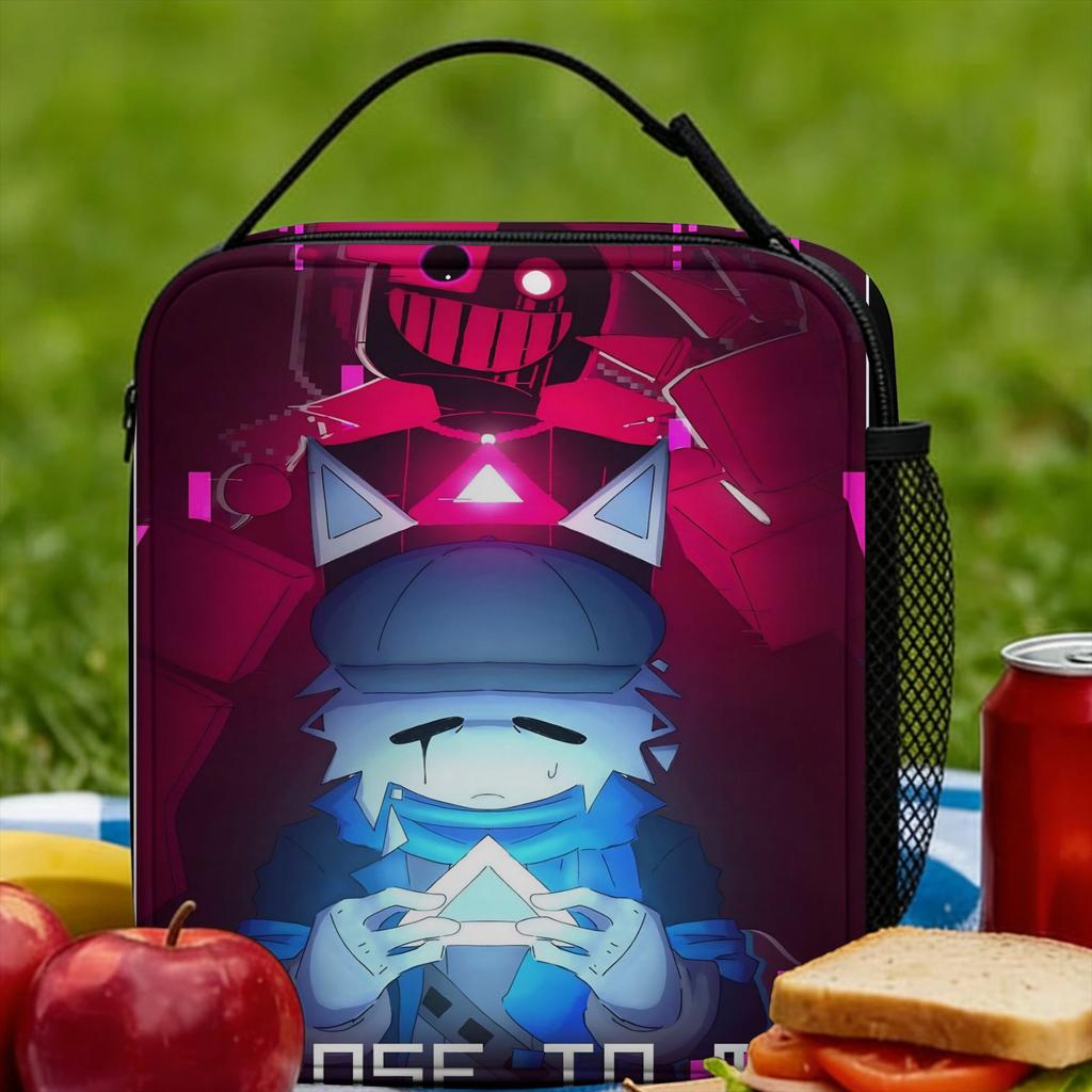 Aya Osawa Mitsuki Koga Lunch Box For Adult Designer Lunch Box Fun Trip Cooler Carrier Lightweight Thermal Oxford Thermal Lunch Bags