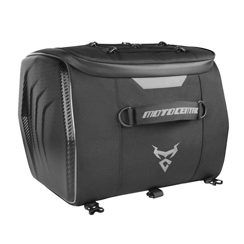 

MOTOCENTRIC Мотоциклетные сумки на заднее сиденье Дождевик Водонепроницаемый шлем для мотокросса Сумки на заднее сиденье Мотоциклетные дорожные сумки Задняя сумка 25 л серый