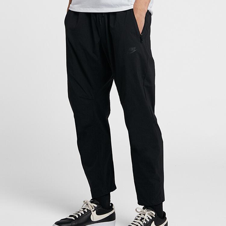 Nike Sportswear Woven Casual Pants For Spring Men Bottoms Black 927987-010