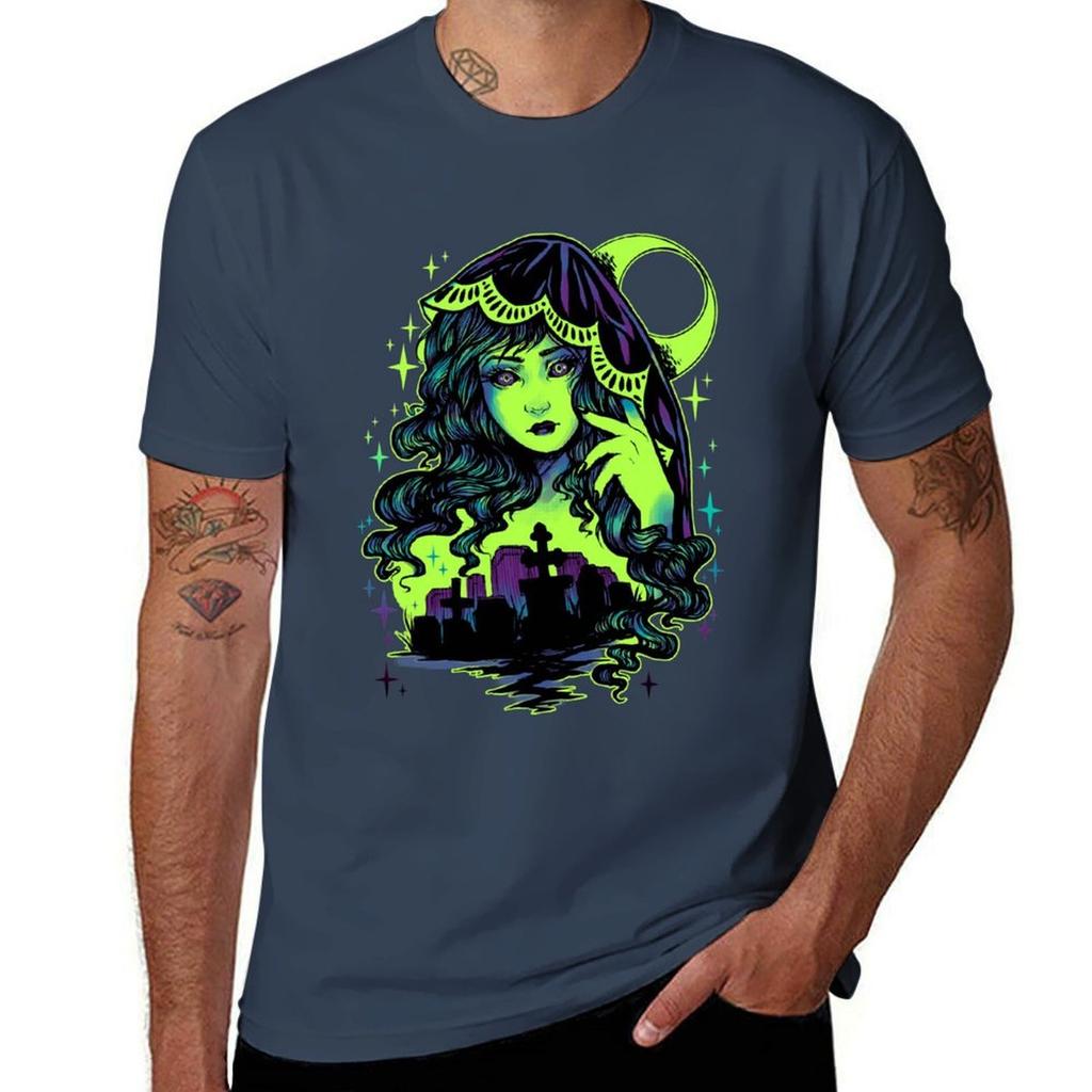 Grave Spirit Color TShirt Modern Style Print TShirt