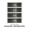 For Volvo Aluminum Alloy Car Body Decals Auto Exterior Interior Metal Stickers V60 V50 V40 S80 S60 S90 C40 XC40 V70 XC70 XC60 JL9