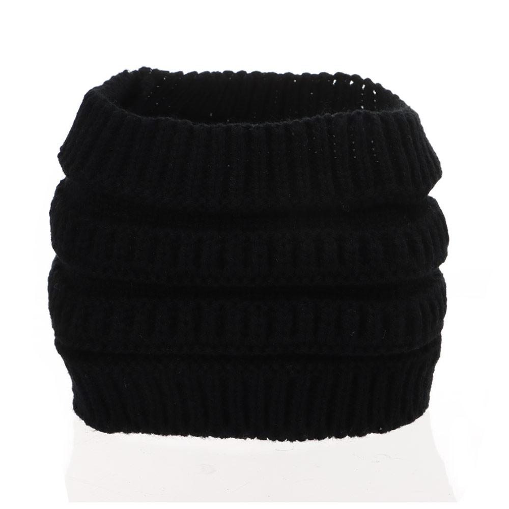Wide Turban Headwraps Hair Accessories Ear Warmer Ponytail Beanie Hat Knitting Headband Hair Band