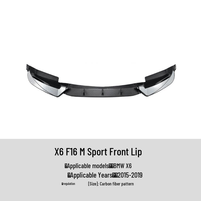 BMW X6 F16 Sport (2015-2019) Front Lip, Wind Knife, Rear Wing, Rear Lip, Louver Modifications