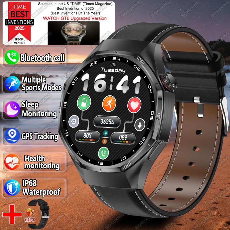 Global Version Watch 6 Pro New Smart Watch Men  Screen GPS Track Bluetooth Call Waterproof Sports Heart Rate Smartwatches