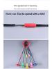Elastic Flashing Bouncing Ball and Rotating Jump Hoop Set for Kids and Adults