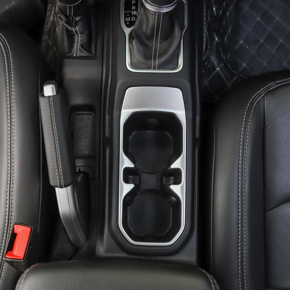 Car Water Cup Holder Mats Drink Pad Coaster Decoration Stickers for Jeep Wrangler JL 2018-2025 2025 2025 Interior Accessories