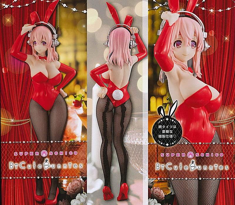 Super Sonico BiCute Bunnies Figure Red Color Figure 1 Type In Total Ver.