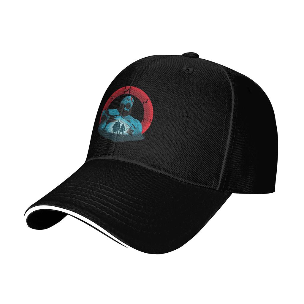 God of War Kratos and Atreus Baseball Cap Fashion  Sandwich Cap Unisex Style Adjustable Headwear Outdoor