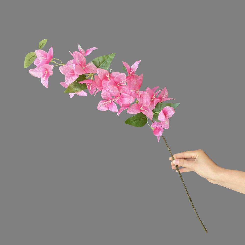 76cm Simulation Flower Real Touch Silk Flower Lifelike Fake Bougainvillea Spectabilis  Home