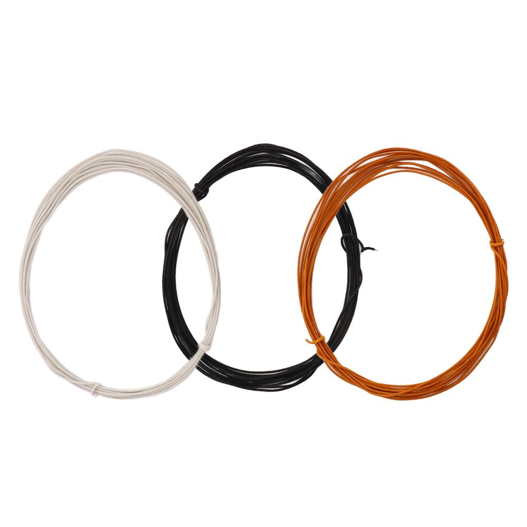3 Pcs Guitar Pickup Wire Three Colors Easy To Use Guitar Pickup Line Replacement Guitar Accessories