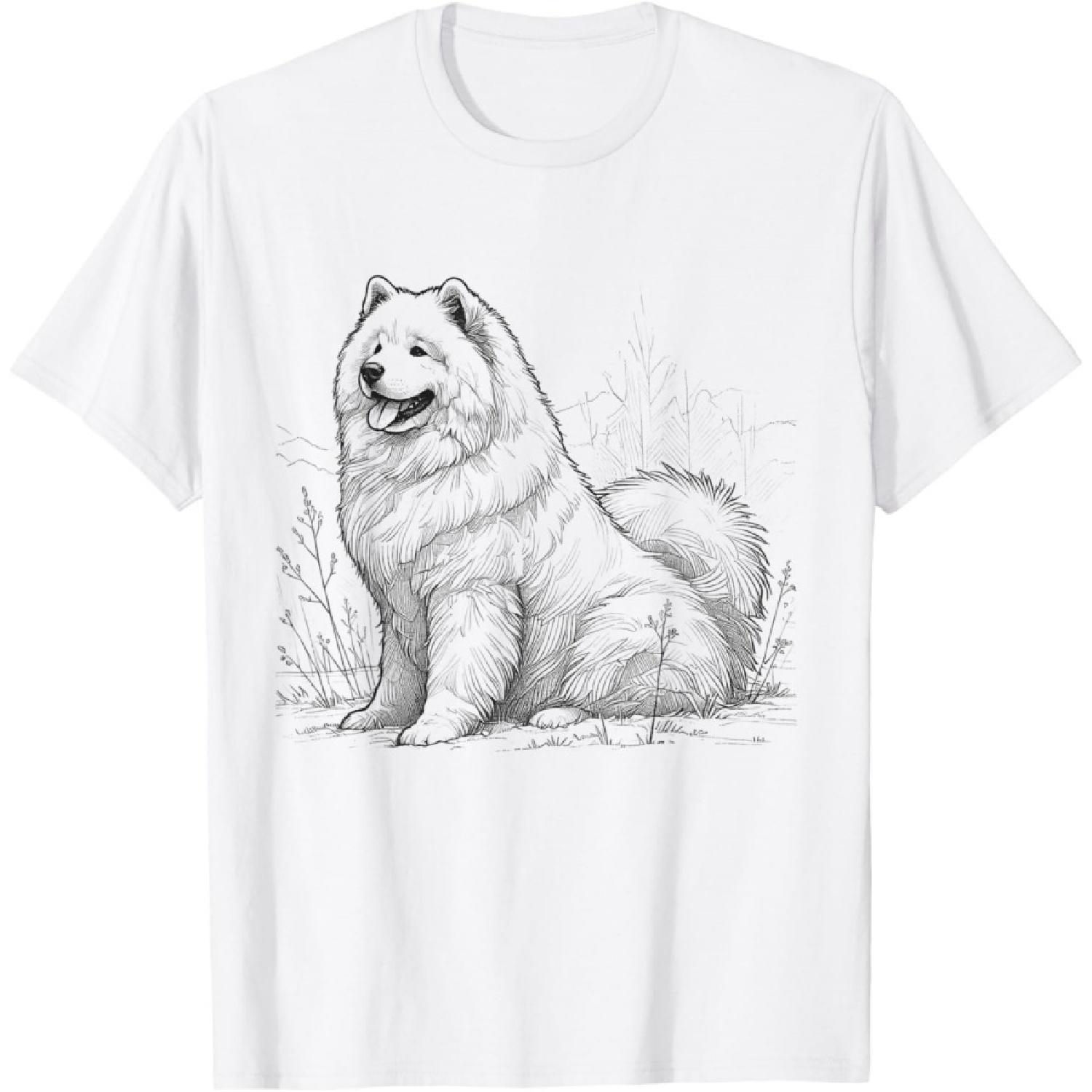 

Cute Samoyed Design Idea For Dog Owner T-Shirt for Men Women Kids XXXXXL білий