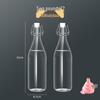 Ru Han 1000ml Glass Flip-Top Bottles with Funnels